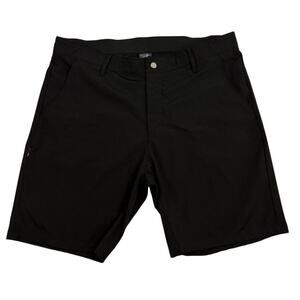 Sunday Swagger Shorts Men’s 36 Black Everywear Golf Casual Stretch Pockets